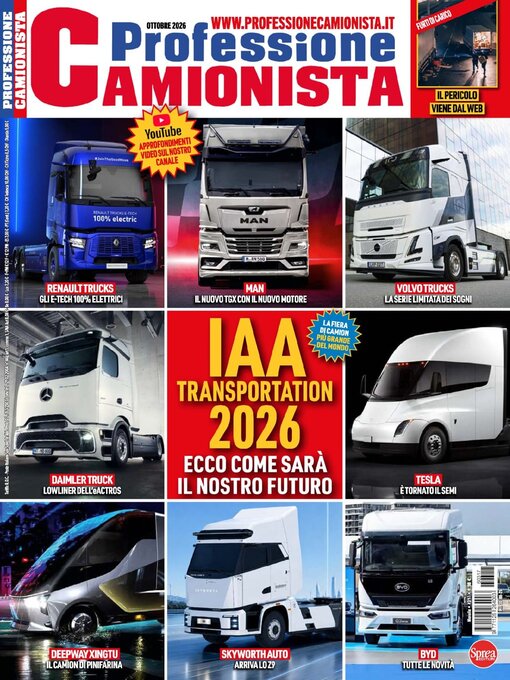 Cover image for Professione camionista